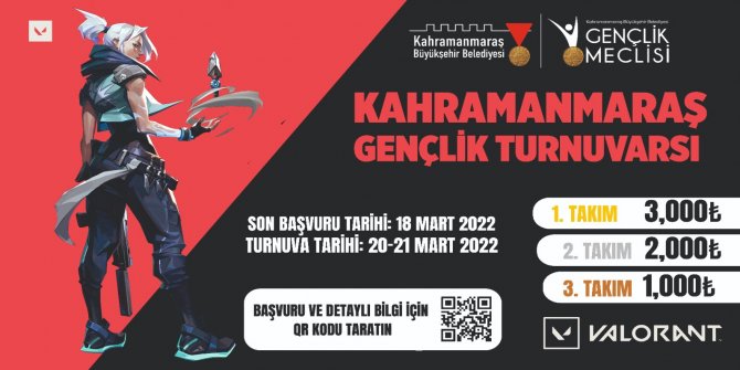 Kahramanmaraş Gençlik Turnuvası başlıyor