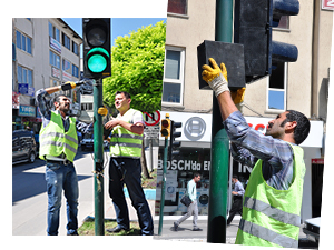 TRAFİK IŞIKLARI, GÖRME ENGELLİLER İÇİN KONUŞACAK