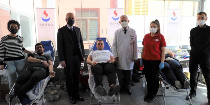 SANKO Üniversitesi’nde kan bağış kampanyası düzenlendi
