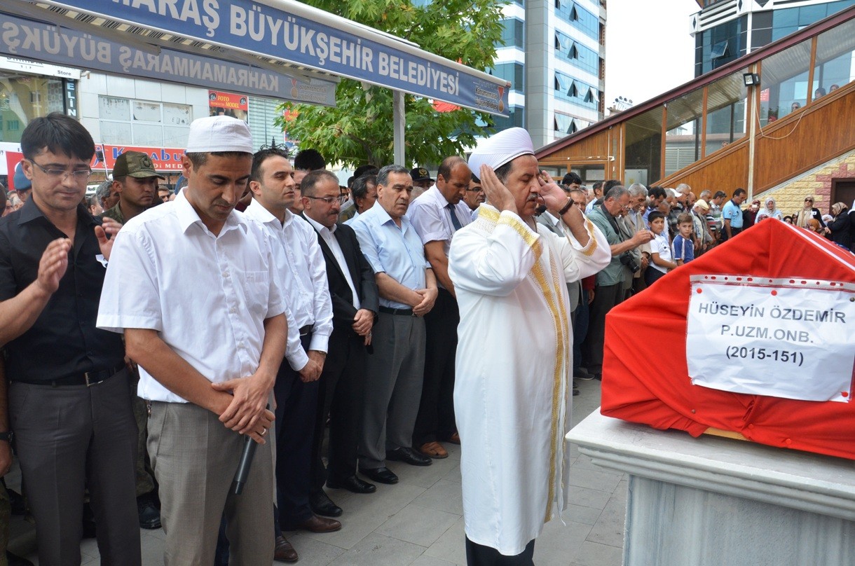 UZMAN ERBAŞ KAHRAMANMARAŞ'TA UĞURLANDI