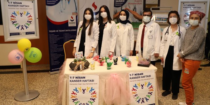 SANKO Üniversitesi Hastanesi’nde onkoloji hastalarına moral
