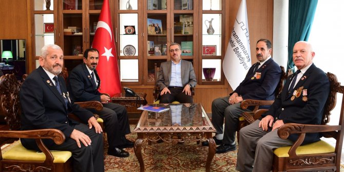 Başkan Güngör Muharip Gaziler Derneği üyelerini ağırladı