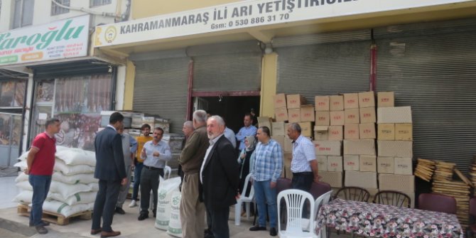 Kahramanmaraş'ta arı yetiştiricilerine ilave şeker dağıtımı gerçekleştirildi