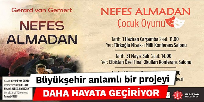 Büyükşehir anlamlı bir projeyi daha hayata geçiriyor