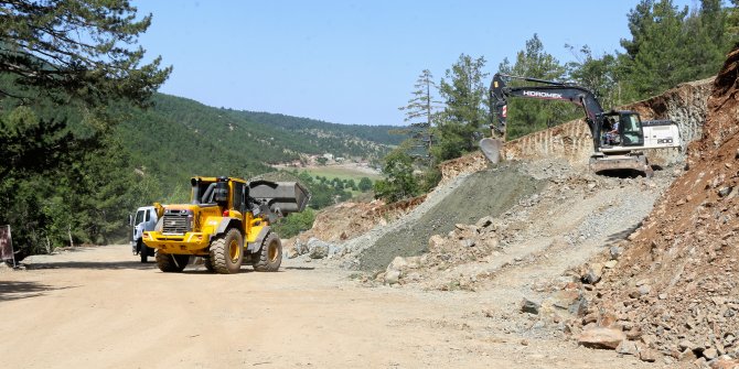 Kaledibi – Yoğunoluk bağlantı yolu’nun standardı artırılıyor