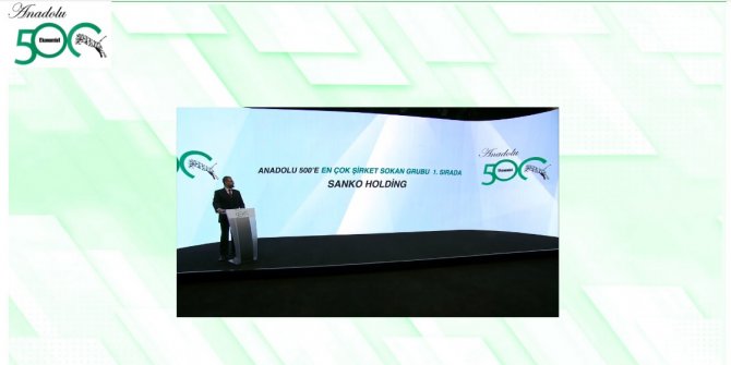 SANKO Holding, listede en fazla şirketi bulunan grup ödülü aldı