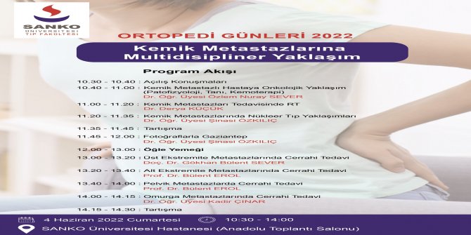 SANKO Üniversitesi Tıp Fakültesi Ortopedi Günleri
