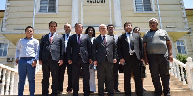 Özbekistan Andican Bölgesi Heyeti Kahramanmaraş Valiliği'ni ziyaret etti