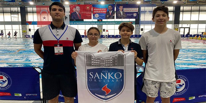 SANKO Okulları Öğrencisi Ali Emre Simitçi Yüzme Milli Takımında
