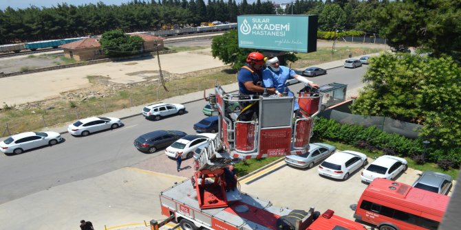 Özel Sular Akademi Hastanesi’nden yangın tatbikatı!