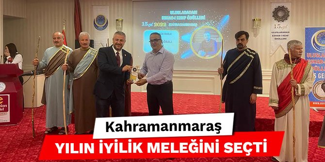 Kahramanmaraş yılın iyilik meleğini seçti