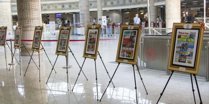 15 Temmuz ve Manşetler Sergisi Açıldı