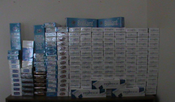 YILBAŞINDA 300 KARTON KAÇAK SİGARA ELE GEÇİRİLDİ