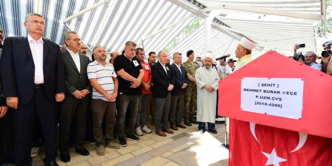 Şehit Keçe’nin naaşı toprağa verildi