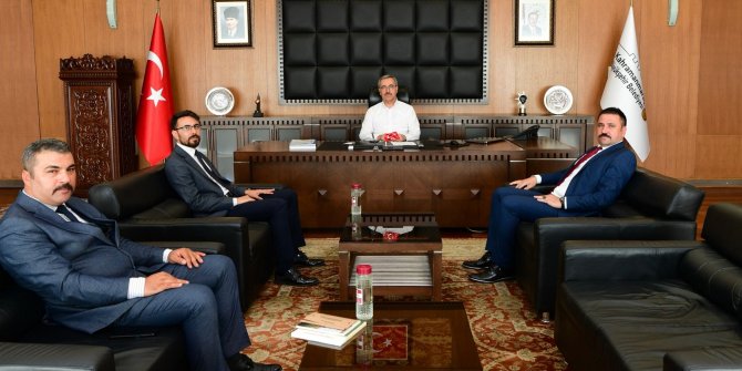 Başkan Güngör, Ülkü Ocakları İl Başkanı Dursun Nar ve yönetimini ağırladı