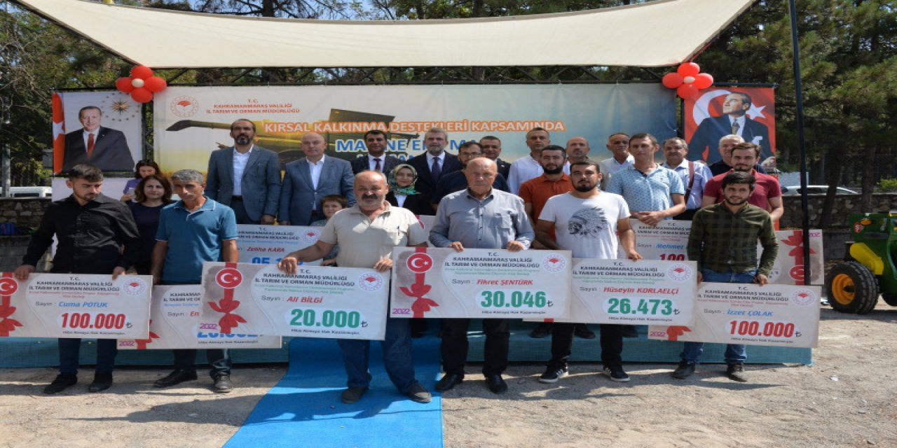 Kahramanmaraş'ta Kırsal Kalkınma Destekleri dağıtım töreni düzenlendi