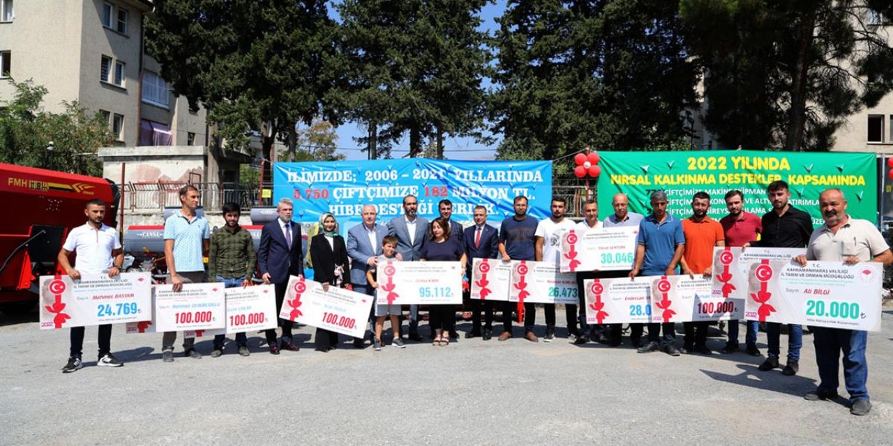 Kahramanmaraş'ta 1138 çiftçiye 57,7 milyon TL hibe desteği