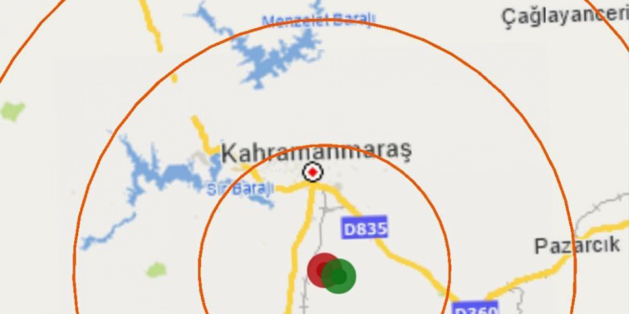 Kahramanmaraş'ta korkutan deprem!