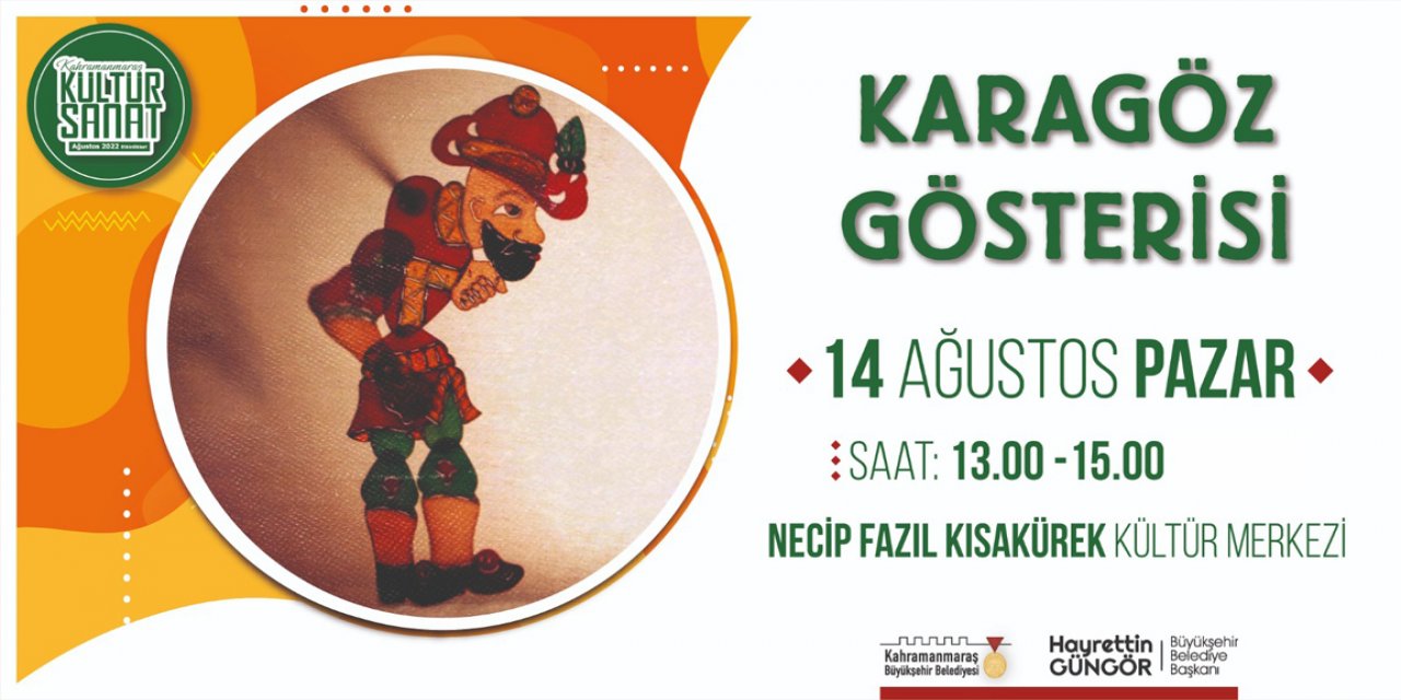 Kahramanmaraş'ta Karagöz gösterisi minikleri bekliyor