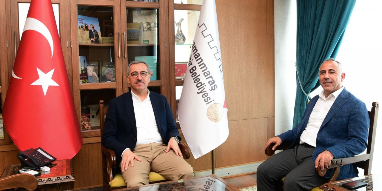 Türkoğlu Kaymakamı Hersanlıoğlu’ndan Başkan Güngör’e veda ziyareti