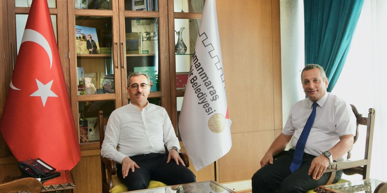 Başkan Güngör Kaymakam Okatan’ı ağırladı