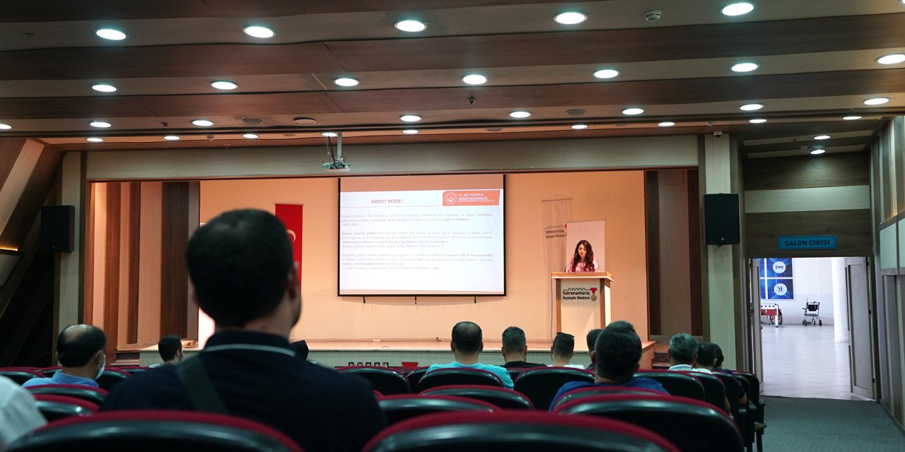 Kahramanmaraş Büyükşehir'den Personeline Kadına Şiddetle Mücadele Eğitimi