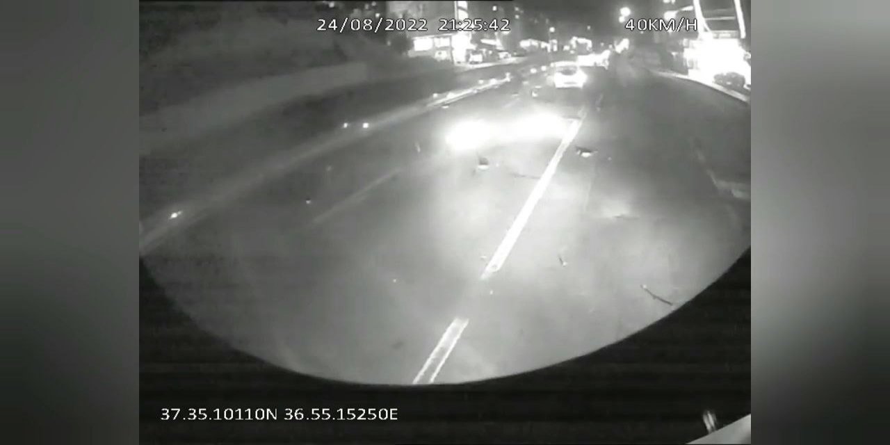 Kahramanmaraş’ta zincirleme kaza anı kamerada