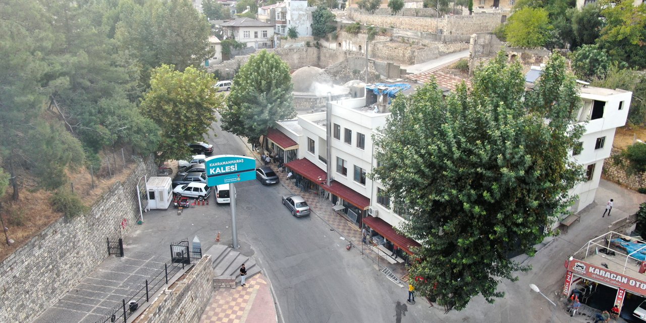 Tarihi Kale çevresi Büyükşehir’le güzelleşiyor