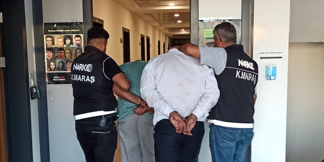 Kahramanmaraş’ta uyuşturucu sevkiyatı: 2 tutuklama