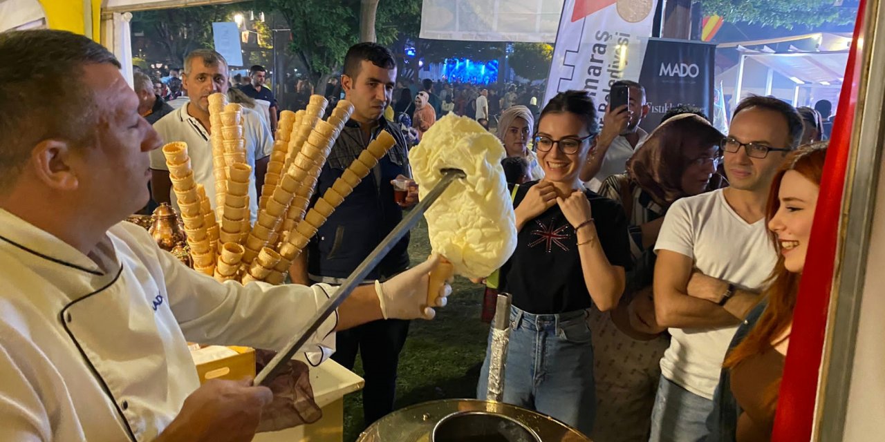 Gastroantep Festivaline Kahramanmaraş Dondurması damga vurdu