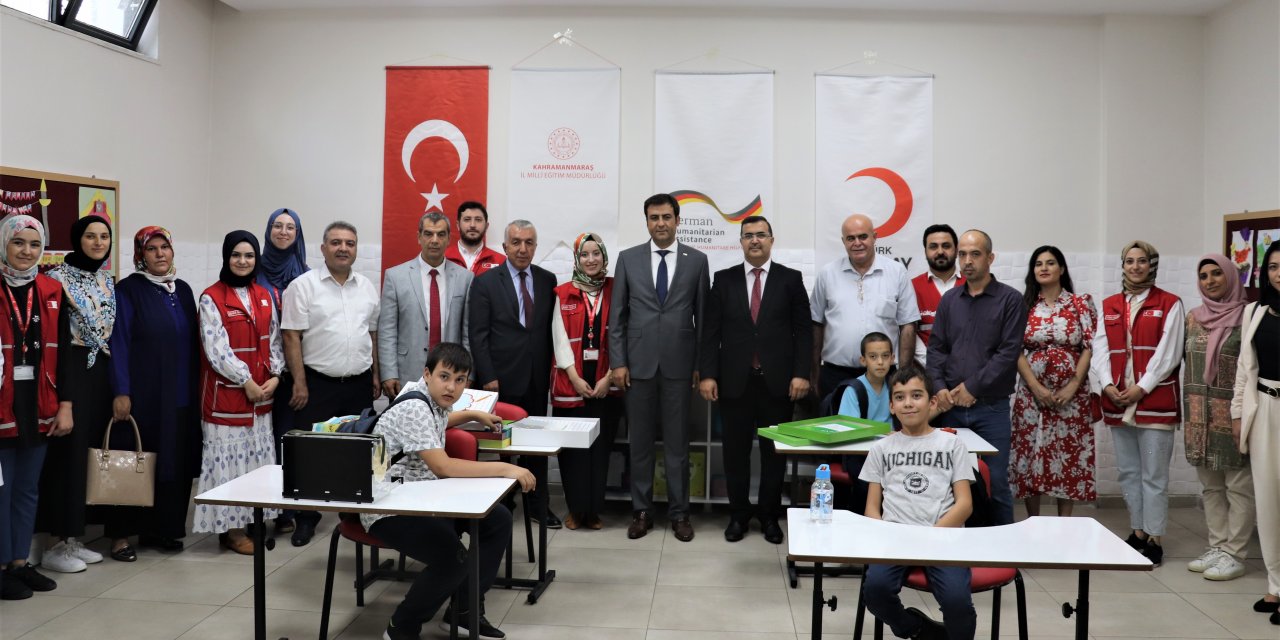 Kahramanmaraş'ta Türk Kızılayı’ndan özel eğitim öğrencilerine destek