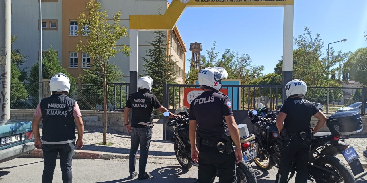 Kahramanmaraş emniyetinden okul çevresinde denetim