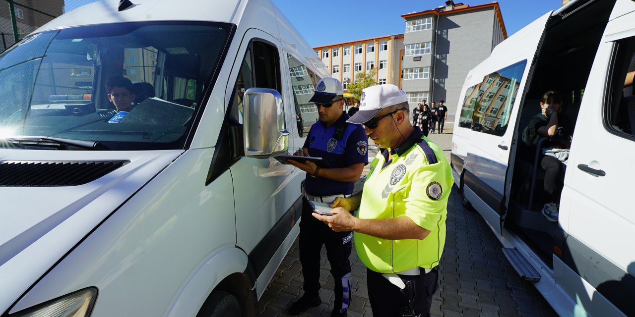 Kahramanmaraş’ta öğrenci servislerine sıkı denetim