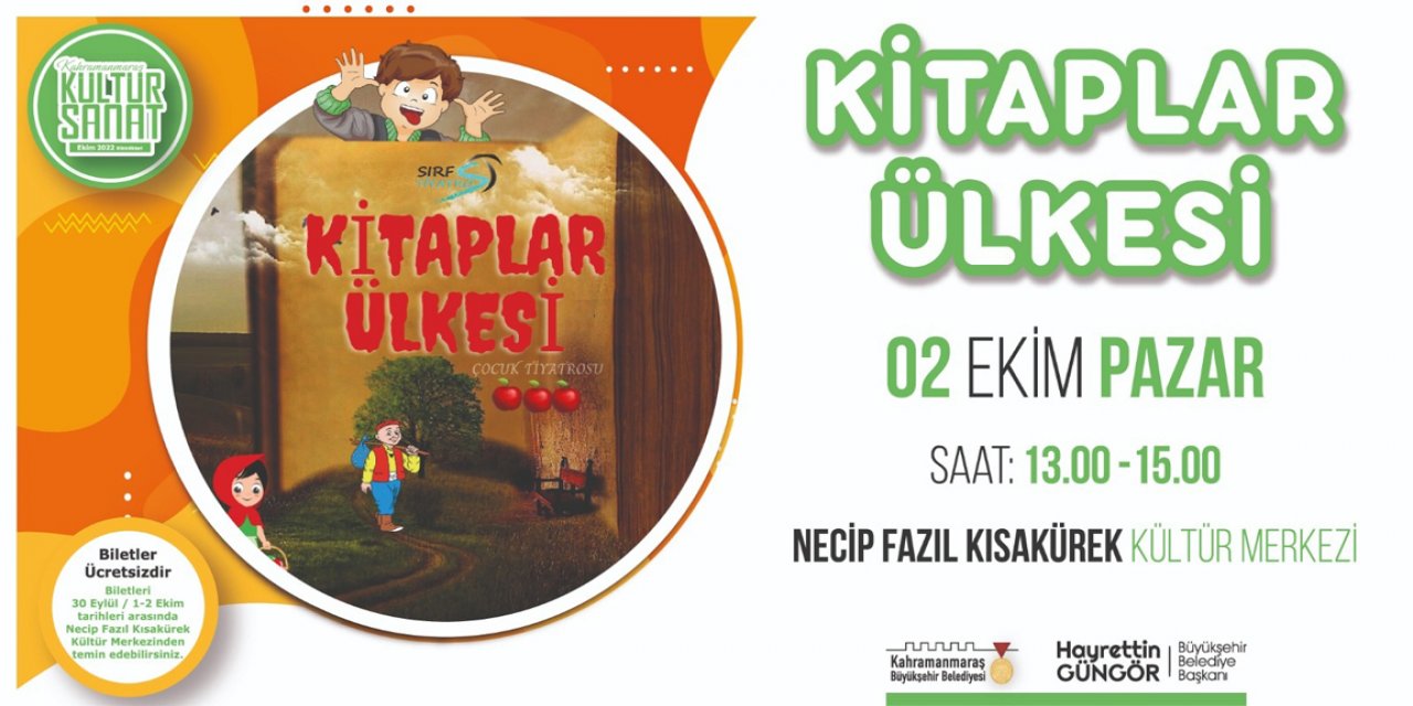 Haydi çocuklar! “Kitaplar Ülkesi” sizi bekliyor