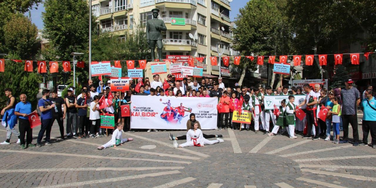 Kahramanmaraş’ta “Amatör Spor Haftası” başladı