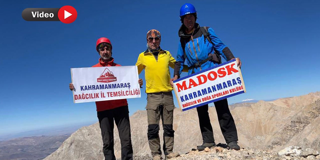 Kahramanmaraşlı dağcılar Aladağlar’da zirve yaptı