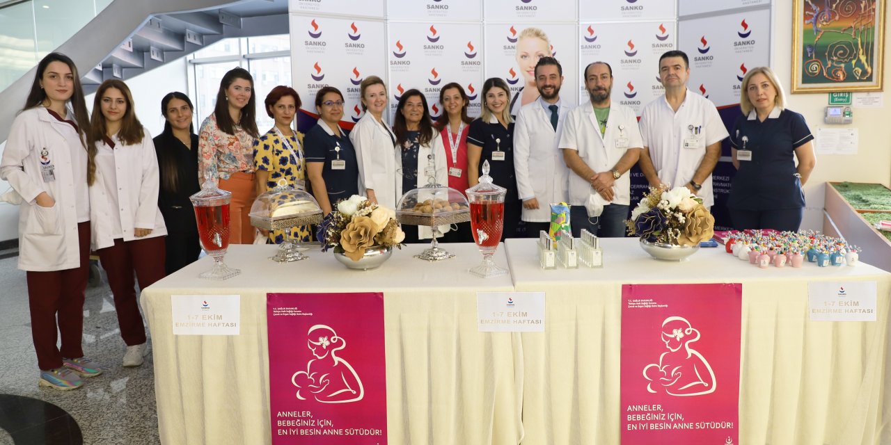 Sanko Üniversitesi Hastanesi’nde Emzirme Haftası etkinliği düzenlendi