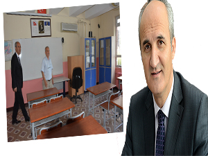 Öğrencisi olduğu okulu Belediye Başkanı olarak ziyaret etti