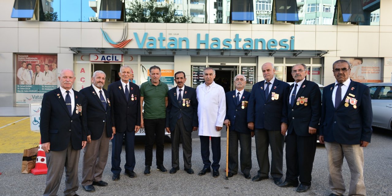 Kahramanmaraş'ta gazilerden Doktor Faruk Atlı’ya teşekkür