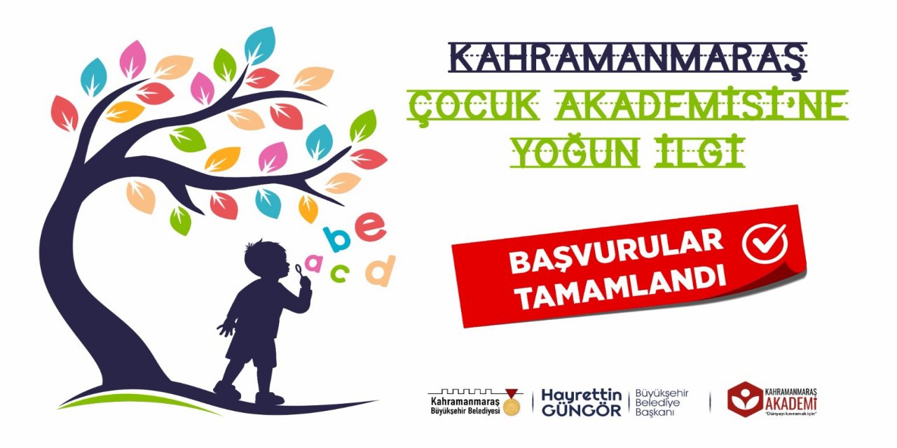 Kahramanmaraş Çocuk Akademisi’ne yoğun ilgi