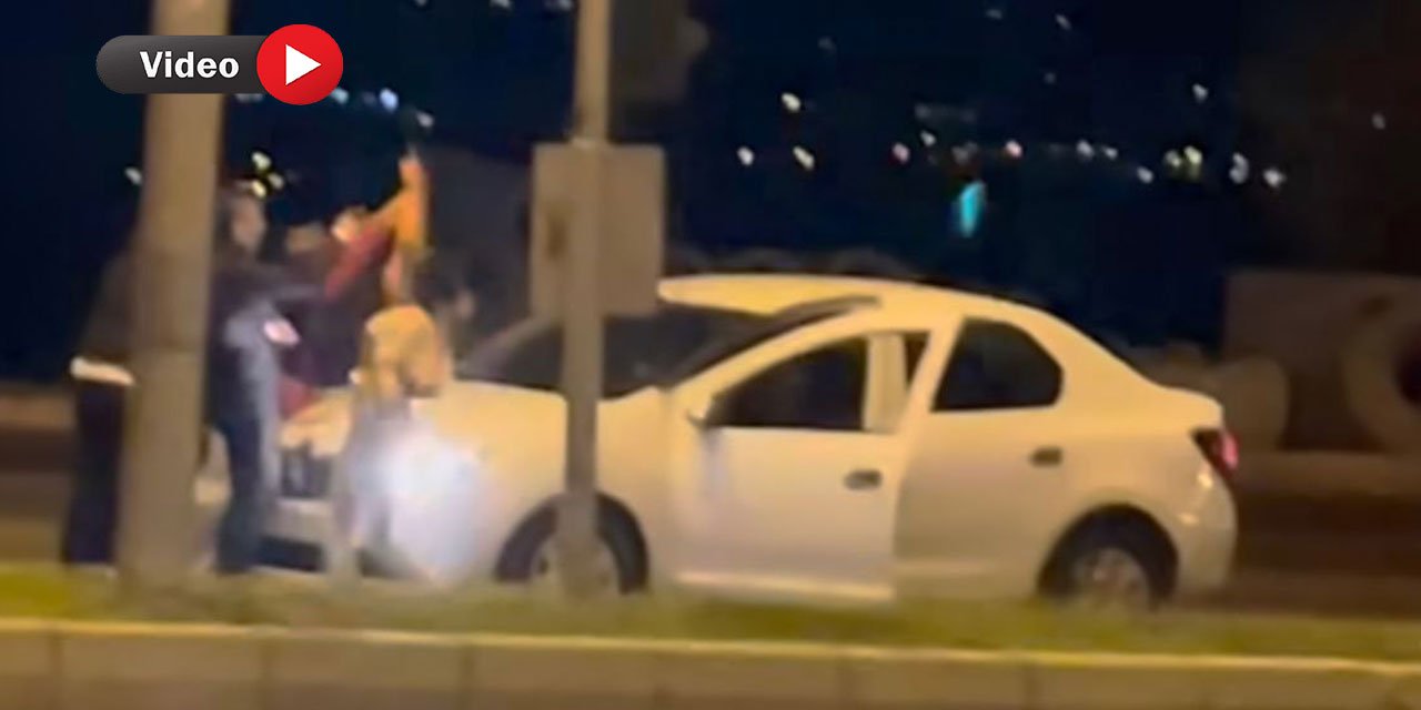 Kahramanmaraş’ta kırmızı ışıkta dans tepki çekti