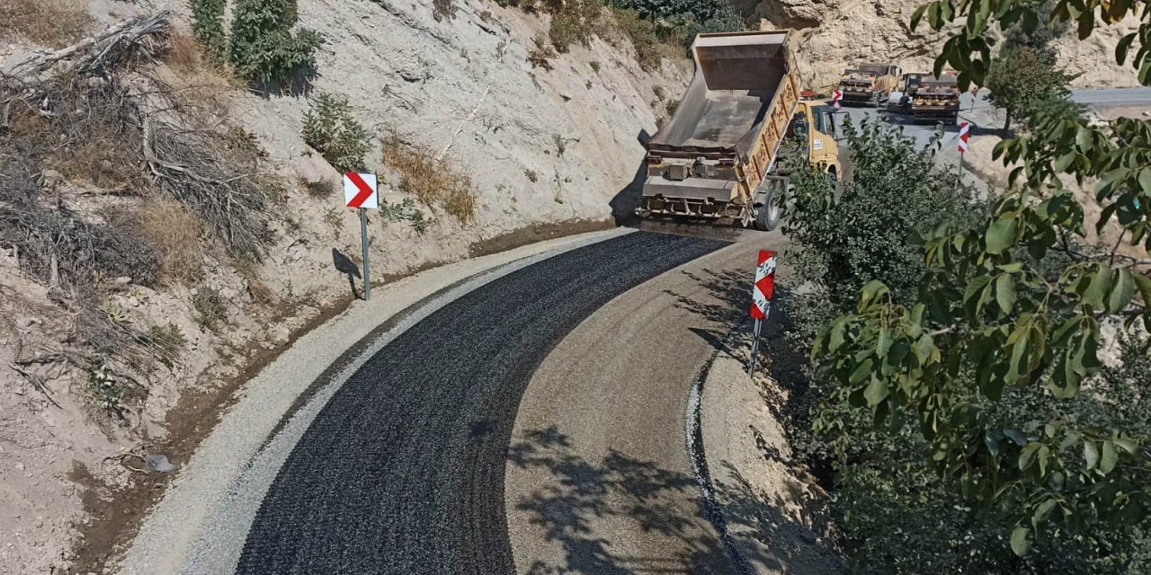 Kahramanmaraş’ın 4 ilçesinde 25 kilometrelik yol Büyükşehir’le daha konforlu
