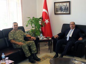KMTSO heyetinden Albay Uzay Şahin’e ziyaret