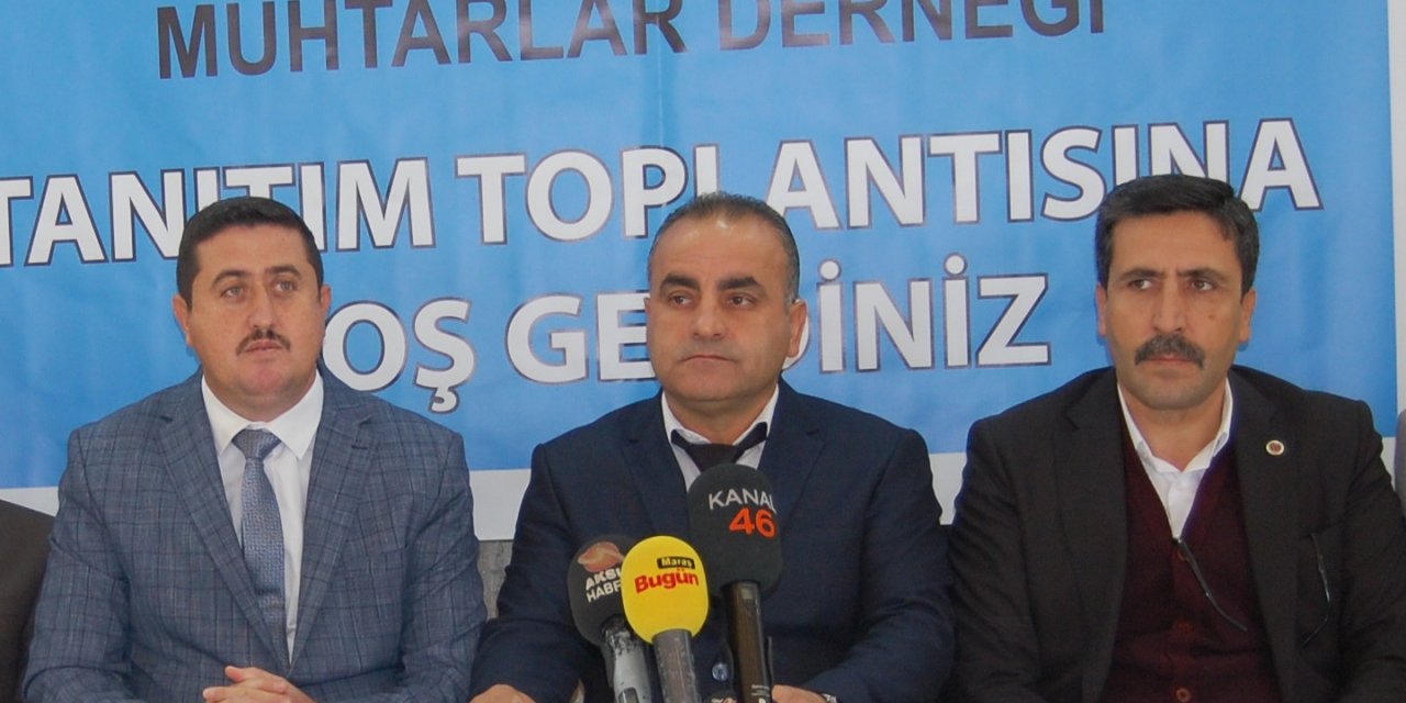 Başkan Tüfenk: Tüm muhtarlarımızı tek çatı altında birleştirmeyi hedefliyoruz