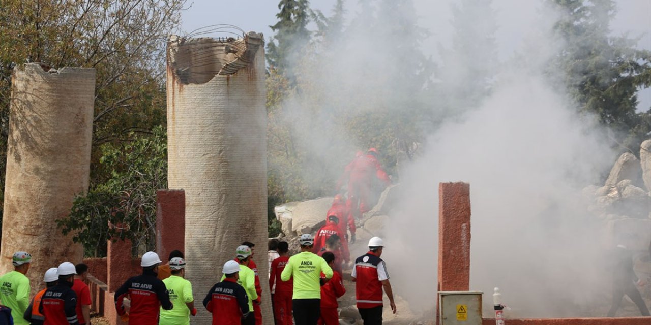Kahramanmaraş'ta 6,1 büyüklüğünde deprem tatbikatı