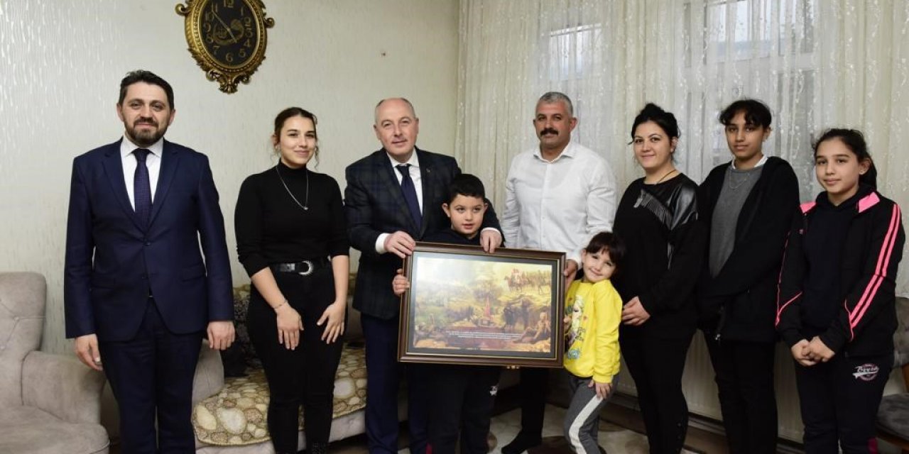 Kahramanmaraşlı Şehit Ali Yardımcıoğlu’nun Ailesine ve Gazilere Ziyaret