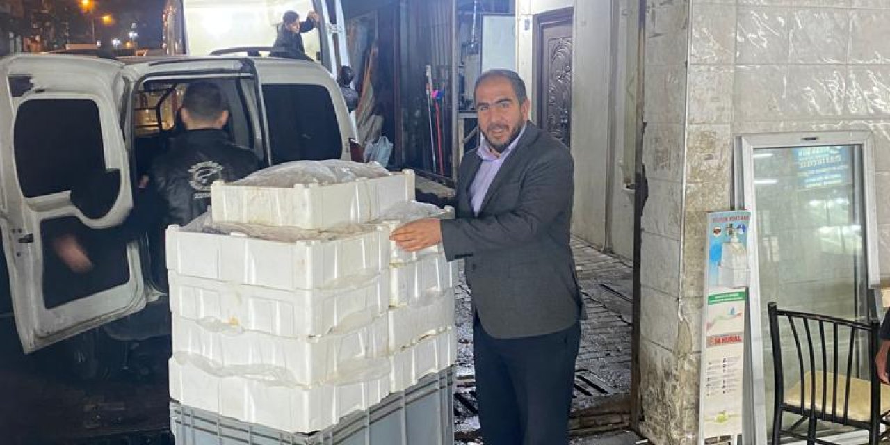 Kahramanmaraş Balıkçılar Derneği'nden anlamlı destek