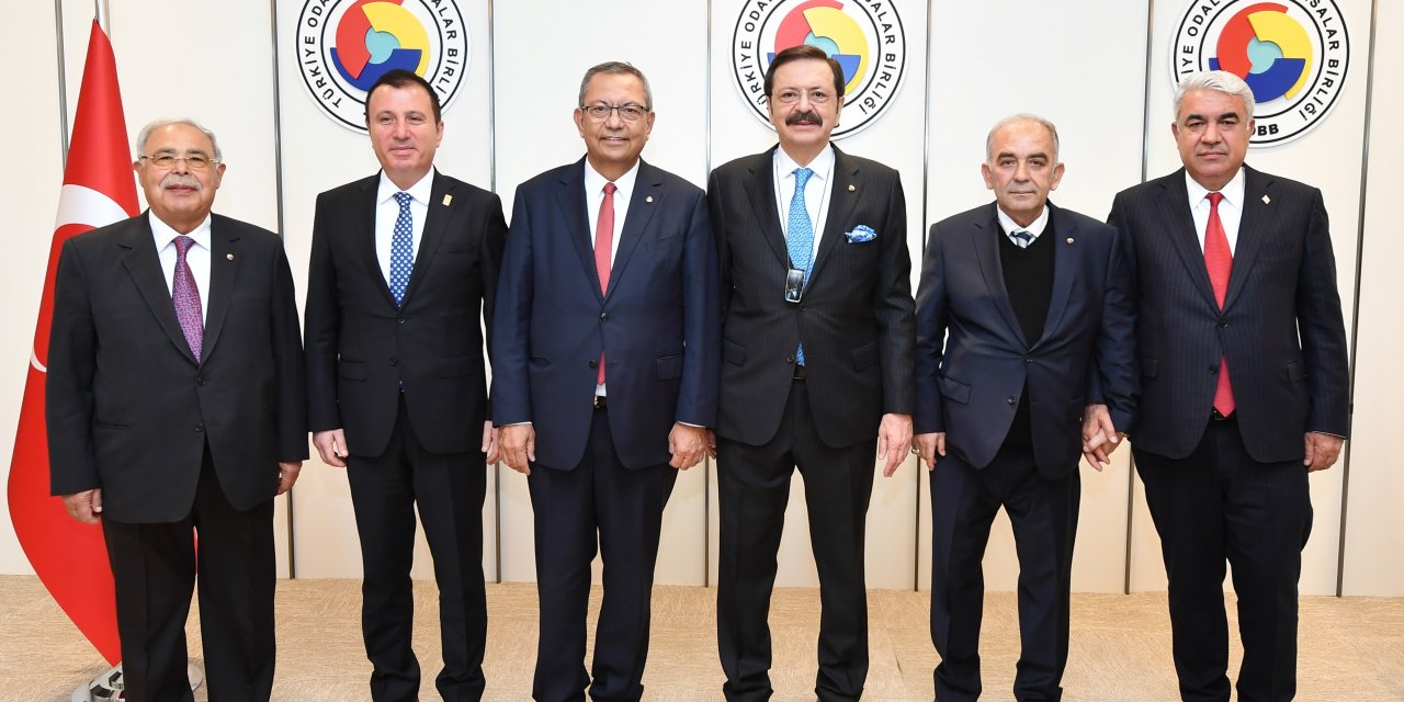 Kmtso Heyetinden Tobb Başkanı Hisarcıklıoğlu’na Ziyaret