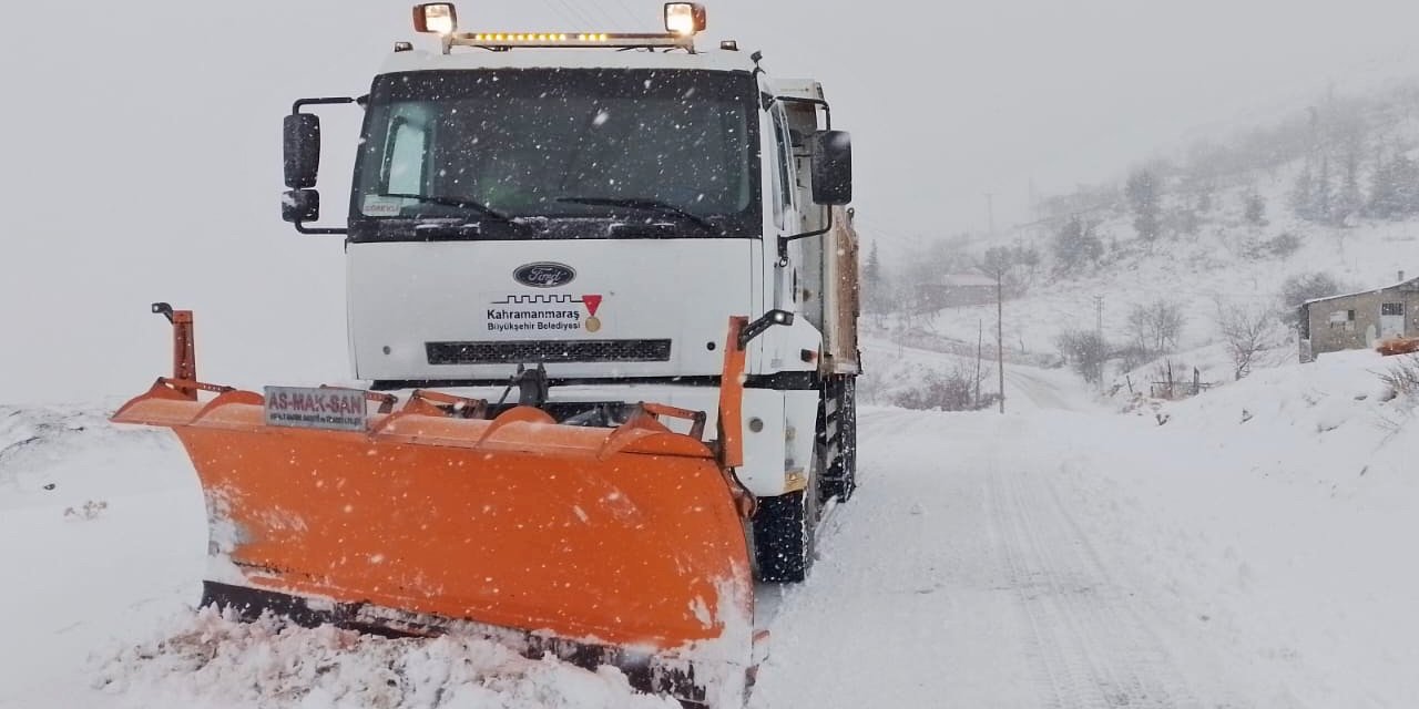 Kahramanmaraş’ta Kış Şartlarıyla Etkin Mücadele