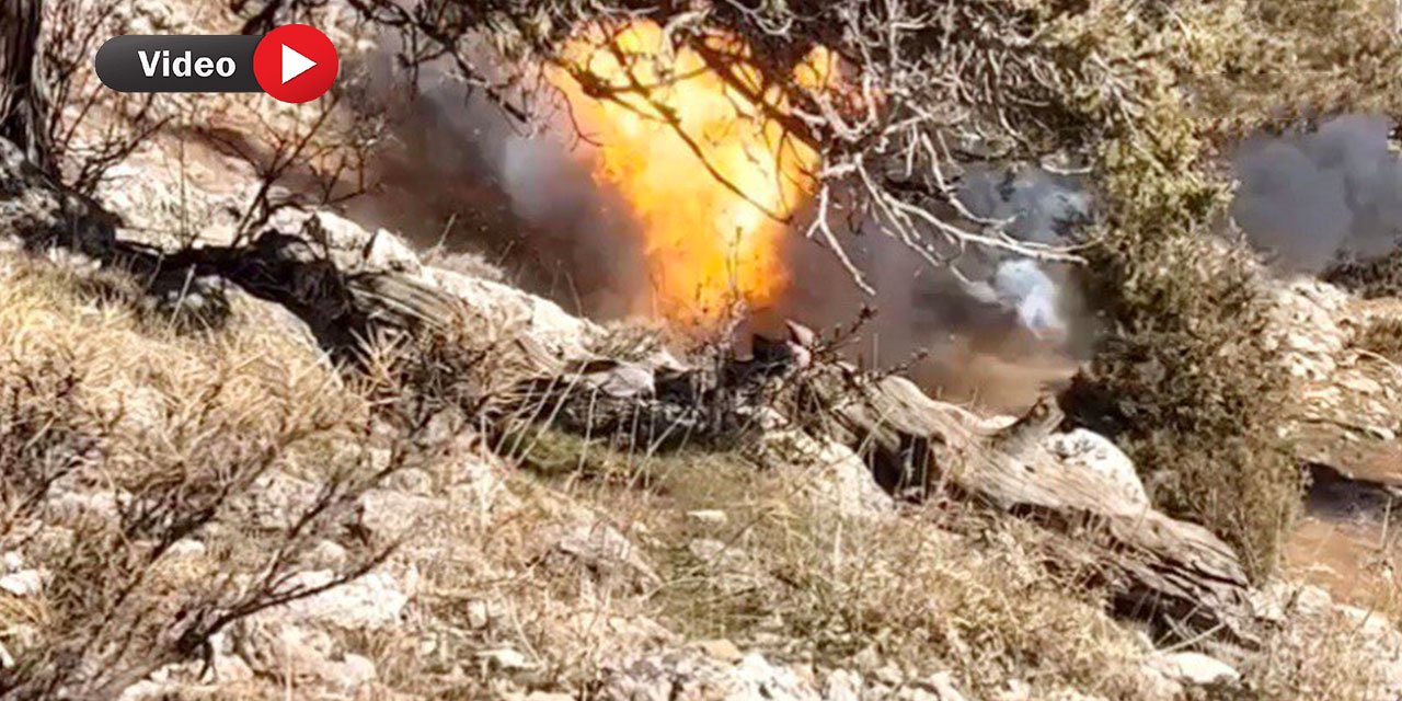 Kahramanmaraş’ta PKK’nın Bomba Deposu İmha Edildi